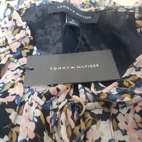 NWT Tommy Hilfiger Sz M Floral Boho Top - Picture 8 of 13